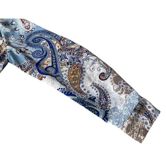 Chicos Paisley Layered high low Tunic women’s sz 0 - Picture 7 of 9